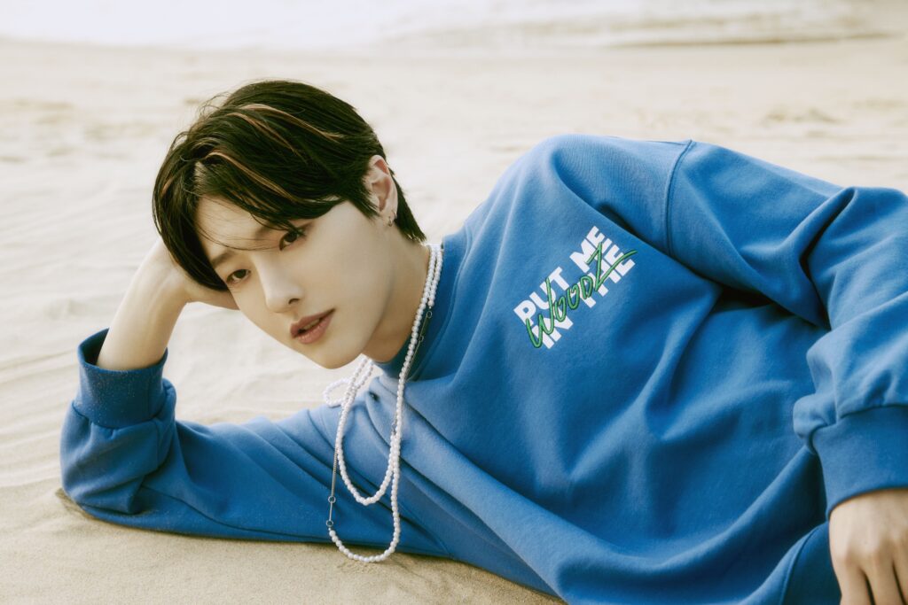 チョ・スンヨンWOODZ ポップアップ　ICE LOGO TEE Tシャツ　Ｍ チョ・スンヨンWOODZ ポップアップ ICE LOGO TEE Tシャツ M